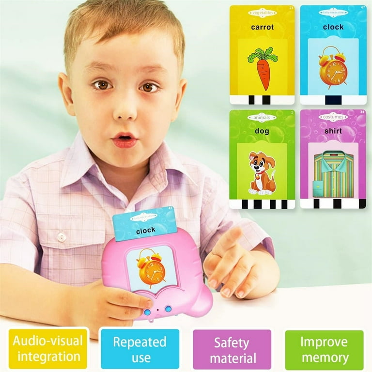 Toddler Toys Talking Flash Cards Machine, Autism Sensory Toys for
