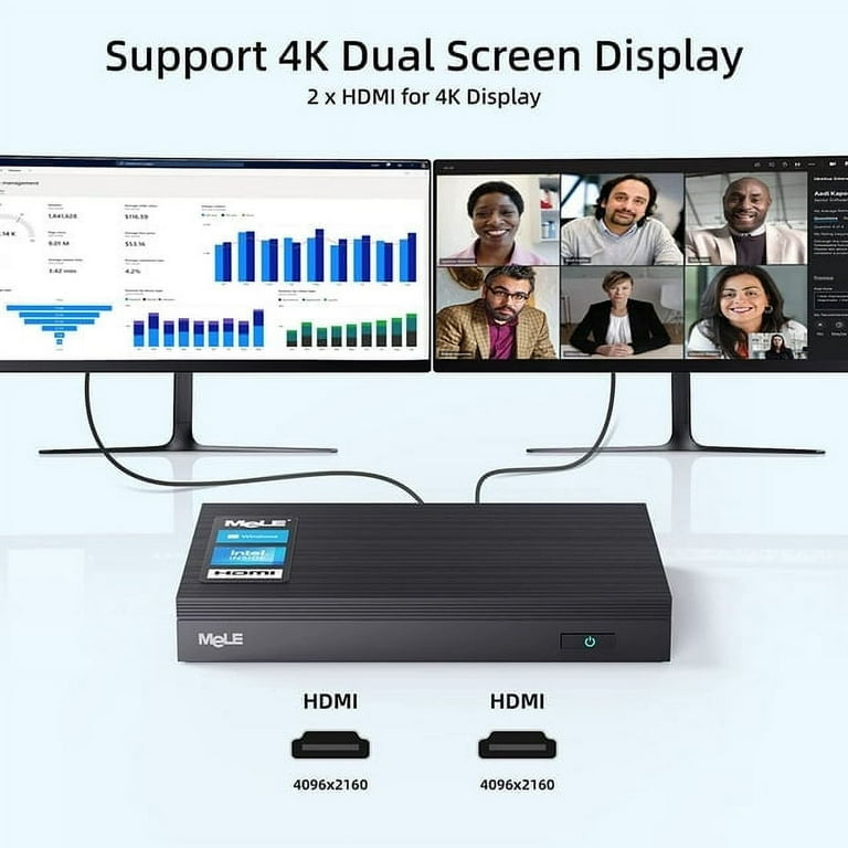 MeLE Quieter2Q Mini PC, Intel J4125, 8GB, 256GB, 4K UHD MeLE Quieter2Q Mini PC, Intel J4125, 8GB, 256GB, 4K UHD