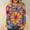 Orange, variant on Njagoc3 Long Sleeve Tees for Women Vintage Printed Loose Pullover Tops Casual Crew Neck T Shirts Fall Fashion Outfits