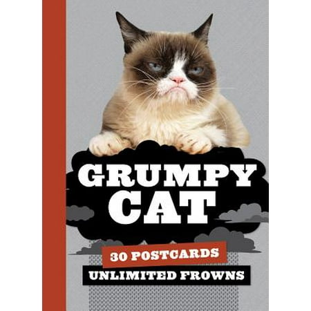 30% Post Consumer Material - Grumpy Cat Postcard Book : 30 Postcards, Unlimited Frowns