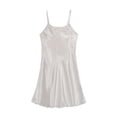thumbnail image 3 of EFINNY Women’s Sexy Silk Babydoll Sleeveless Sleepwear Robes, 3 of 4