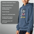 thumbnail image 6 of Boy's Mickey & Friends '90s Mickey Mouse Distressed  Pull Over Hoodie Navy Blue Heather Large, 6 of 9