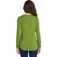 thumbnail image 4 of Camii Mia Womens T-shirts Long Sleeve Solid Top, 4 of 5