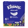 thumbnail image 5 of Kleenex Ultra Soft Facial Tissues, 4 Cube Boxes, 60 Tissues per Box, 3-Ply (240 Total), Packaging May Vary, 5 of 5