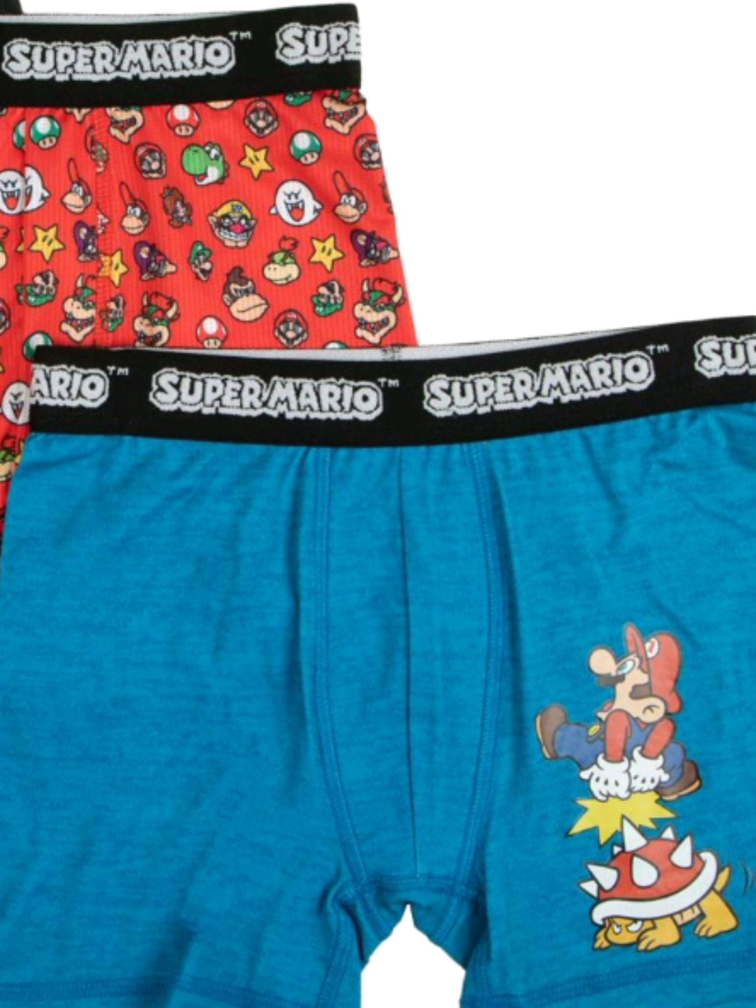 Nintendo Super Mario Bros. Boys' 4-10 Boxer Briefs, 3 Pack