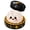 B, variant on Halloween Spooky Ghost Dumpling, Dumplings Squish with Steamer Stress Balls Stress Relief Fidget Sensory for Holiday & Birthday Gifts