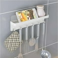 thumbnail image 3 of Étagère de Rangement Murale Multifonctionnelle en Acier Inoxydable Sans Perçage, 3 of 4