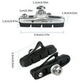 thumbnail image 3 of 2pack Cartridges Outdoor Ride Bike Brake Calipers Wear Resistant Brake Pad for Competitive Cyclists, 3 of 8