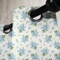 thumbnail image 3 of Ambesonne Ivory and Blue Grommet Curtain, Spring Leaves, 50" x 72", Pale Blue Ivory, 3 of 6