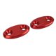 thumbnail image 2 of TKSE Cubierta Base Del Espejo Retrovisor, 2 Piezas Cubierta Base Del Espejo Retrovisor Motocicleta Cubierta Del Orificio Del Espejo Del Parabrisas De Aleación De Aluminio Para S1000R(Rojo), 2 of 5