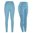 thumbnail image 2 of Gpaecead Womens Activewear: Leggings & Yoga Pants with Pockets for All Your Workout Needs 3XL Sky Blue, 2 of 9