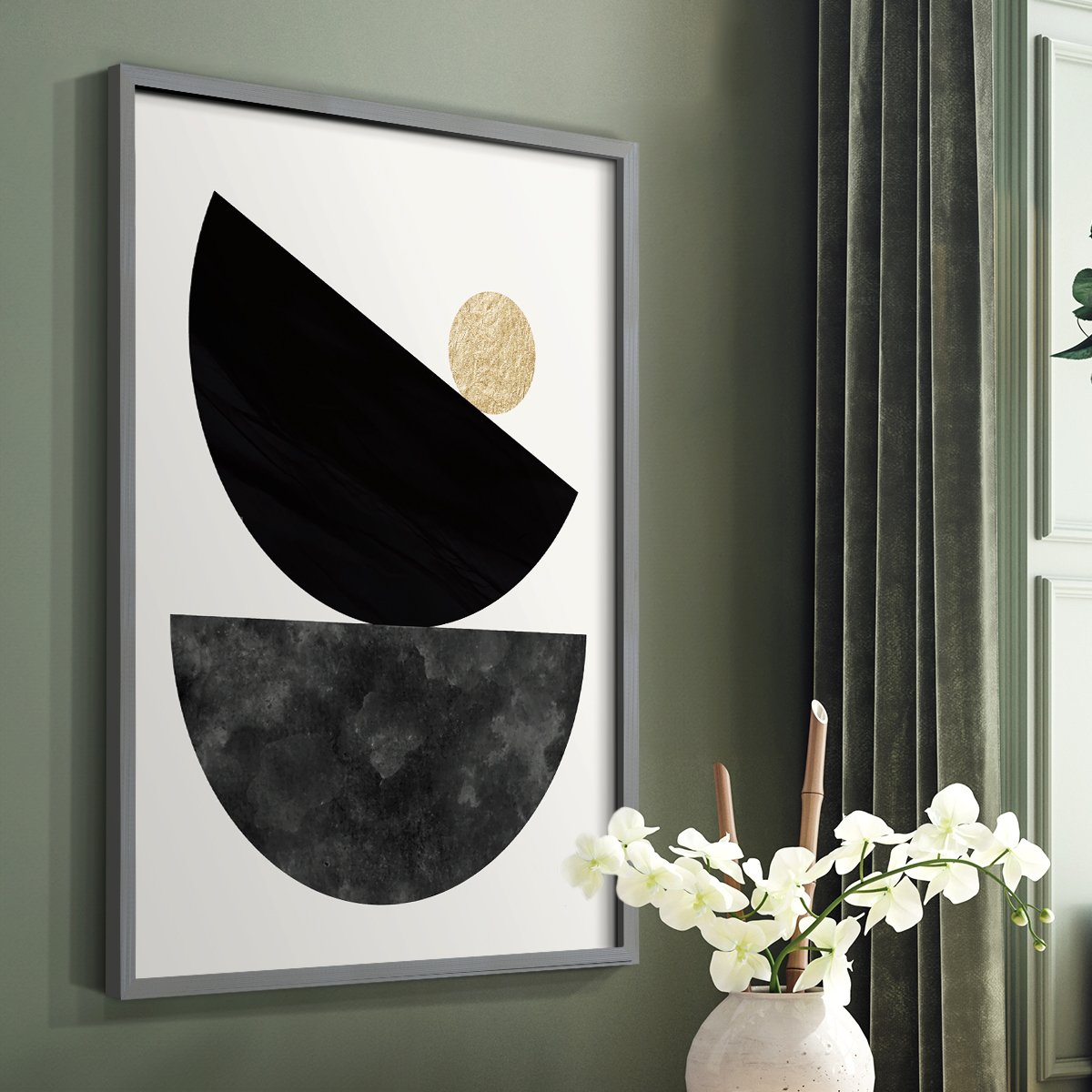 Delicate Balance in Paper Solid Wood 16 x 20 Framed Print