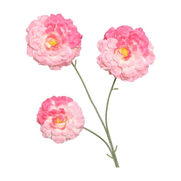 Artificial Flowers Zinnias Silk Flowers with Stems Blue Zinnia Elegans Artificial Flowers for Outdoors Floral Arrangements Table Centerpieces Wedding Party Home Spring Summer Decor