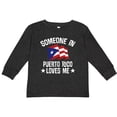 thumbnail image 3 of Inktastic Someone in Puerto Rico Loves Me Boys or Girls Long Sleeve Toddler T-Shirt, 3 of 5