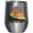 Silver, variant on I Do My Own Stunts with Cyclist or Biker, Stainless Steel 12oz Wine Tumbler