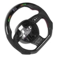thumbnail image 3 of Volante Led Volante De Fibra De Carbono Volante De Fondo Plano Modificación Del Volante Fibra De Carbono Luces De Cambio LED Pantalla Volante De Gamuza Ajuste Para B8.5 RS3 ANGGREK Steering Wheel, 3 of 8