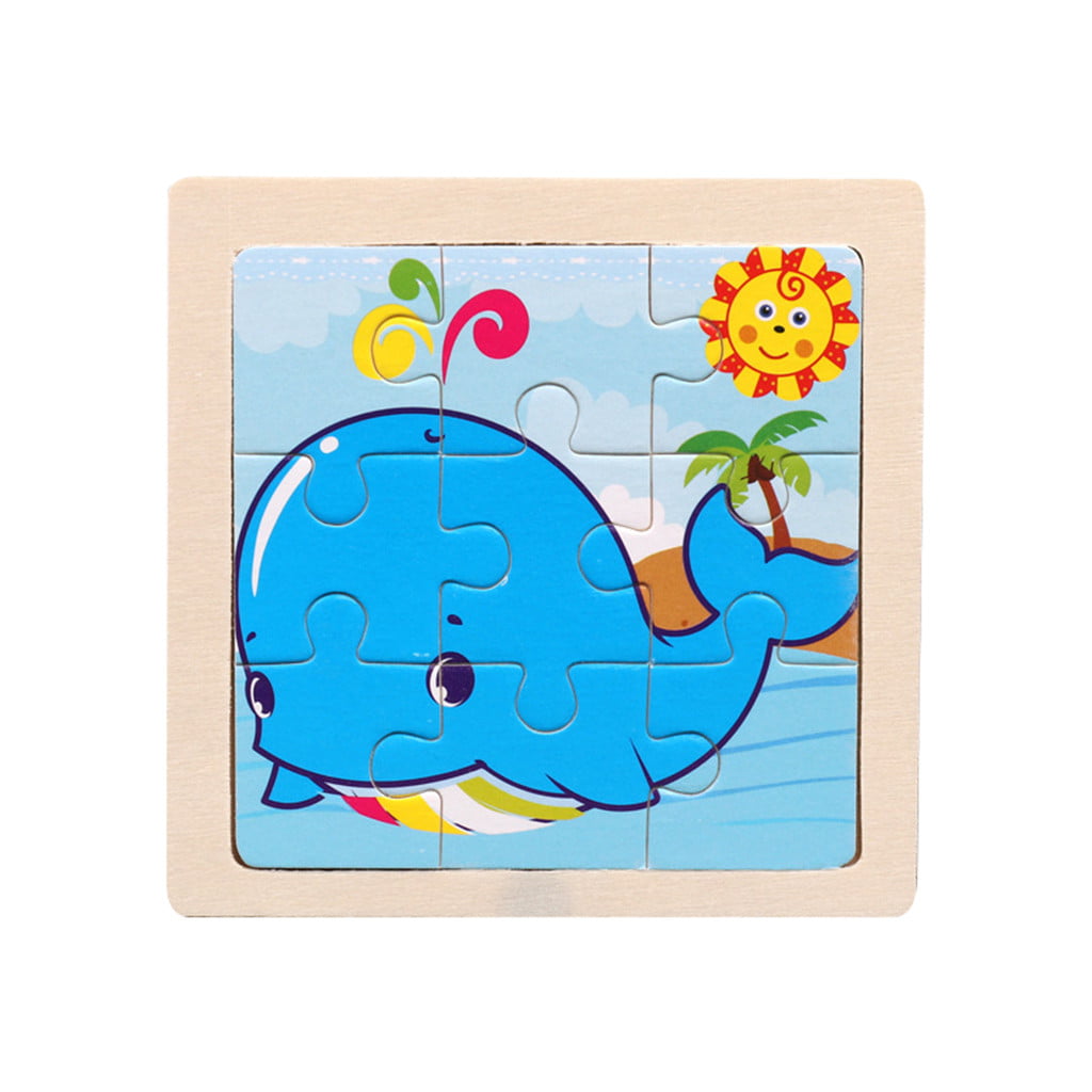 Details about   Wooden Puzzles Animal Early Educational Jigsaw Toys 
