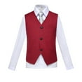thumbnail image 2 of Lycody Kids and Boy's Formal Dress Suit Set Outfit, from Toddlers to Teen, Adjustable Waist, Graduation, Wedding, Party, 2PCS, Vest and Pants, 2 of 7