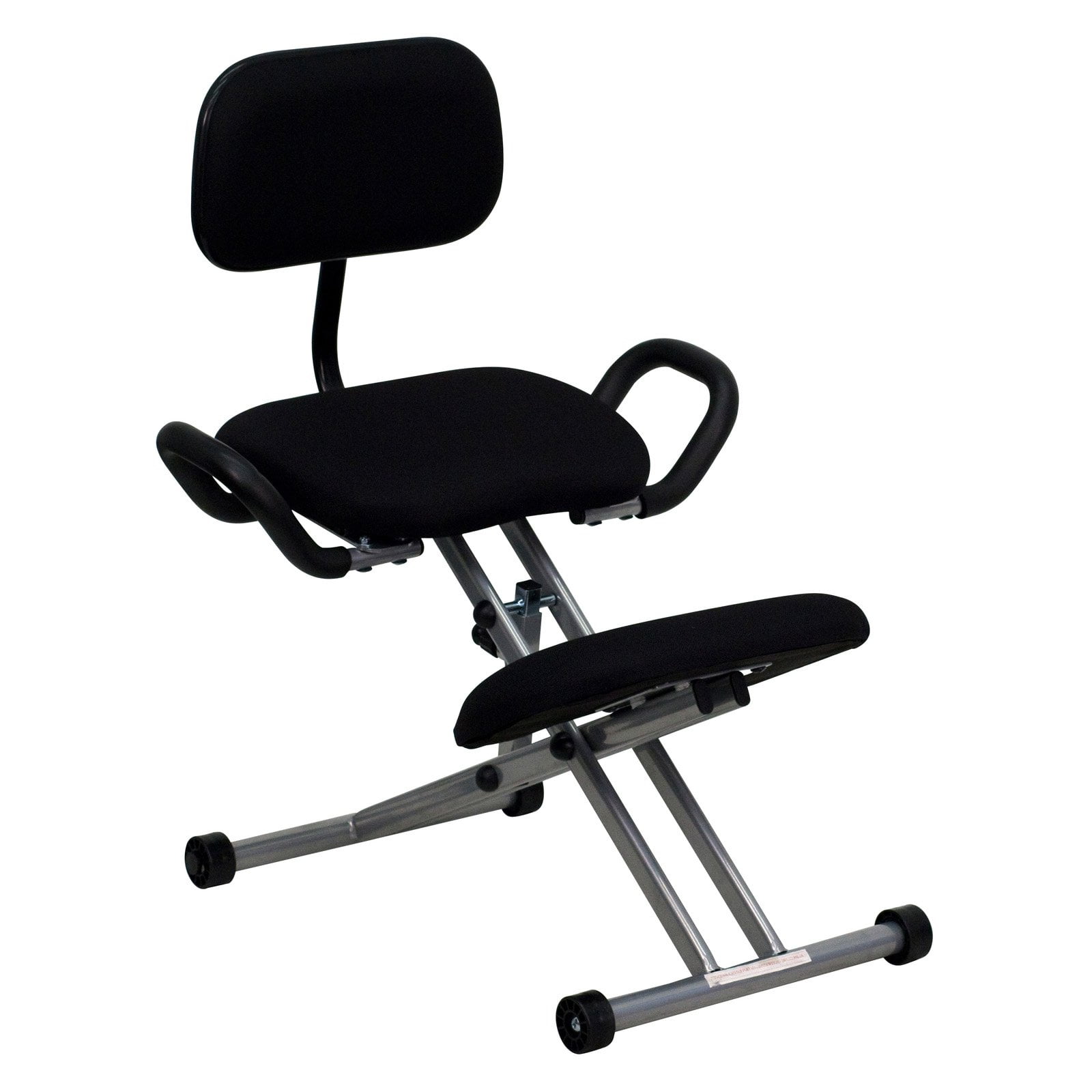 Kneeling Chair With Back Black Com