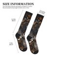 thumbnail image 2 of Compression Socks for Women and Men - Leopard On Tree Branch Compression Socks Circulation for Workout, 2 of 8