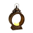 thumbnail image 6 of Vintage Clock-Style LED Lantern, Battery Operated Flameless Candle Light with Handle for Tabletop, Patio & Wedding Decor, 6 of 7