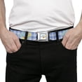 thumbnail image 3 of Movies Belt, Seatbelt Buckle Belt, The Wizard of Oz Logo Gingham Checker Blues, Youth 22 to 32 Inches, 3 of 9