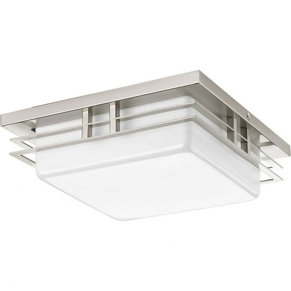 P3447-0930K9-Progress Lighting-Helm LED - Close-to-Ceiling Light - 1 Light in Modern Craftsman and Modern style - 11 Inches wide by 3.75 Inches
