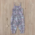 thumbnail image 5 of Toddler Kid Jumpsuit Pants Clothes Girls Children's Summer Romper Printing Sling Sleeveless Backless Short Jumpsuit Summer Jumpsuit For Girls Boys, 5 of 9