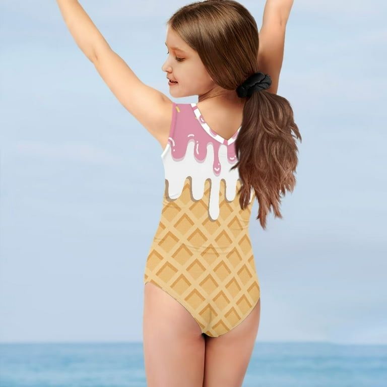SEANATIVE Kids Girls Bathing Suit One-Piece Quick Dry Soft SEANATIVE Kids Girls Bathing Suit One-Piece Quick Dry Soft