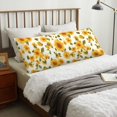 thumbnail image 4 of Rateoe Long Body Pillow Cover, 20x54 Inches Body Pillow Cases, Soft Brushed Microfiber Zipper Design, Classical Cute Sunflower -Pillows Not Included, 4 of 7