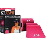 KT Tape Pink Original Cotton Kinesiology Tape 20 Precut Strips
