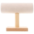 thumbnail image 1 of Soporte de madera para pulseras, organizador de joyas con barra en T, expositor para mujer, organizador de joyas para uso doméstico y en tiendas, 1 of 8