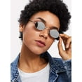 thumbnail image 3 of FEISEDY Vintage Small Round Sunglasses Retro Slender Metal Frame Candy Colors B2422, 3 of 13