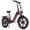 Purple, variant on EF1 Pro Electric Bike for Adults, 1500W Peak Motor 28MPH Folding E Bike, 48V 20Ah LG Battery 80-Mile Long Range, 20" x 4.0 All-Terrain Fat Tires, Shimano 7-Speed, Khaki