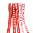 thumbnail image 4 of Valentines Day Ribbon, Ongmies Heart Organza Ribbons Heart Printed Glitter Hearts Valentine Wedding Decoration for Gift Wrapping Diy Crafts Supplies, 4 of 5