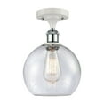 thumbnail image 4 of Innovations Lighting  Ballston Athens - 1 Light 8" Semi-Flush Mount Clear/Polished Nickel, 4 of 5