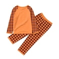 thumbnail image 6 of Halloween Family Pajamas Matching Set - 2 piece Halloween Print Long Sleeve Tops + Pants Outfit Sets,Home Wear Loungewear Sleepwear Jammies for 90 Pjs, 6 of 7