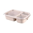 thumbnail image 2 of Meitianfacai Bento Box Adult Lunch Box 3-Compartment Meal Prep Container For Kids Stackable Snack Containers For School And Travel Lunch Microwave Safe, 2 of 8