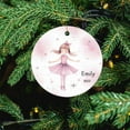 thumbnail image 5 of Christmas Ceramic Ornament Ballerina Girls Christmas Tree Ornaments Ballet Dancer Xmas Holiday Keepsake Christmas Tree Decoration for Woman Friend Birthday, 5 of 8