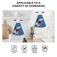 thumbnail image 4 of Sikiie Great White Shark Hand Towel with Loop Hanging Towel Absorbent Tie Towels for Kitchen Tea Bar Bathroom Decor, 4 of 7