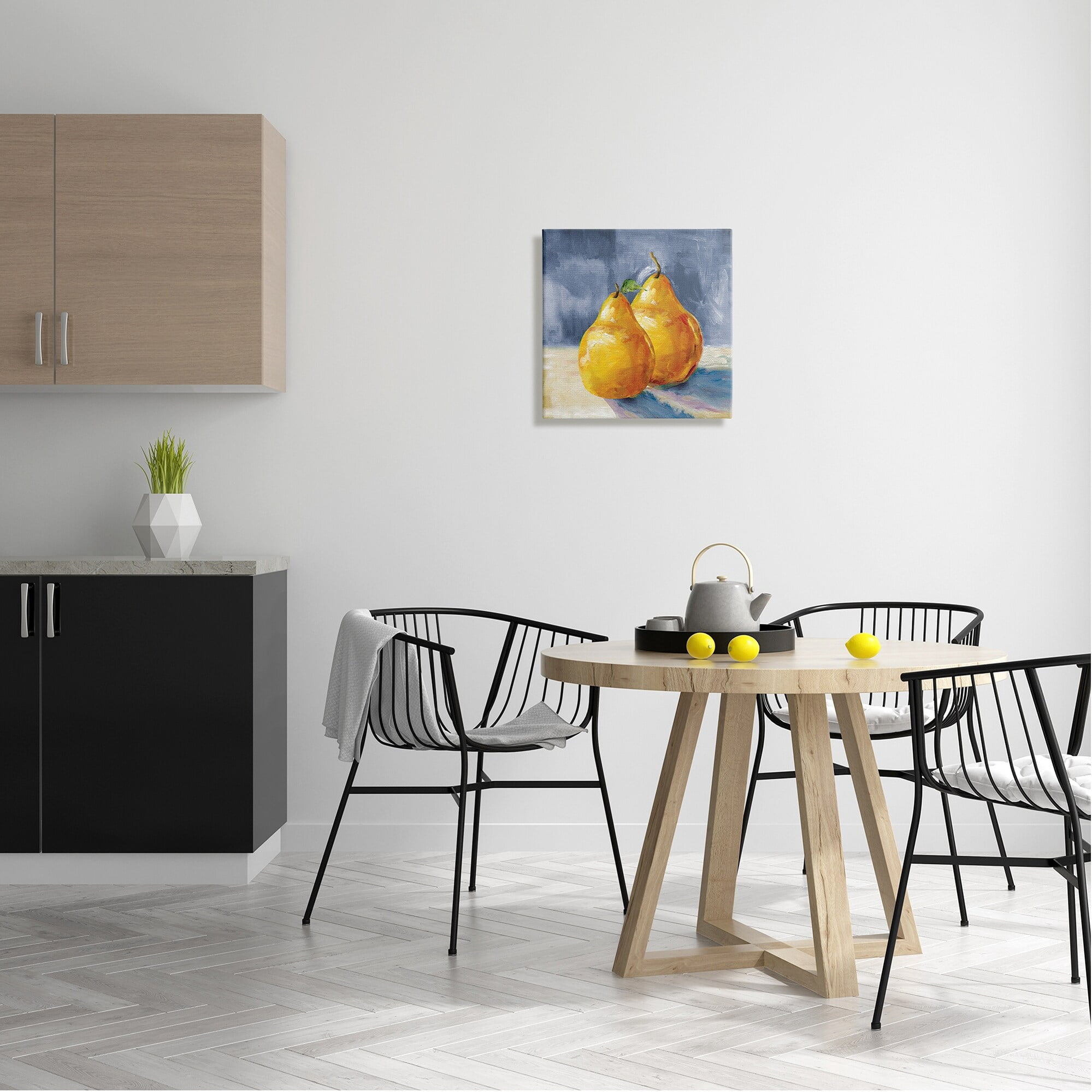 Stupell Industries Classic Yellow Pears Delicious Fruit Still Life Painting Gallery Wrapped Canvas Print Wall Art, Design by Carol Robinson