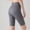Grey, variant on Women's Solid Sport Casual Split Waist High Waist Tight Thin Traceless Skin Cycling Pants Womens Softball Sliding Shorts Ripped Shorts Women Wax Shorts for Women Spandex Shorts for Women Bike Shorts