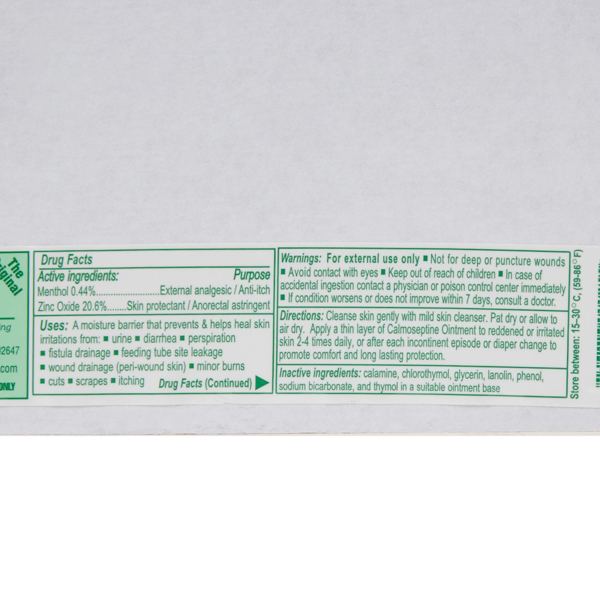 Calmoseptine Ointment 2.50 oz (Pack of 3)