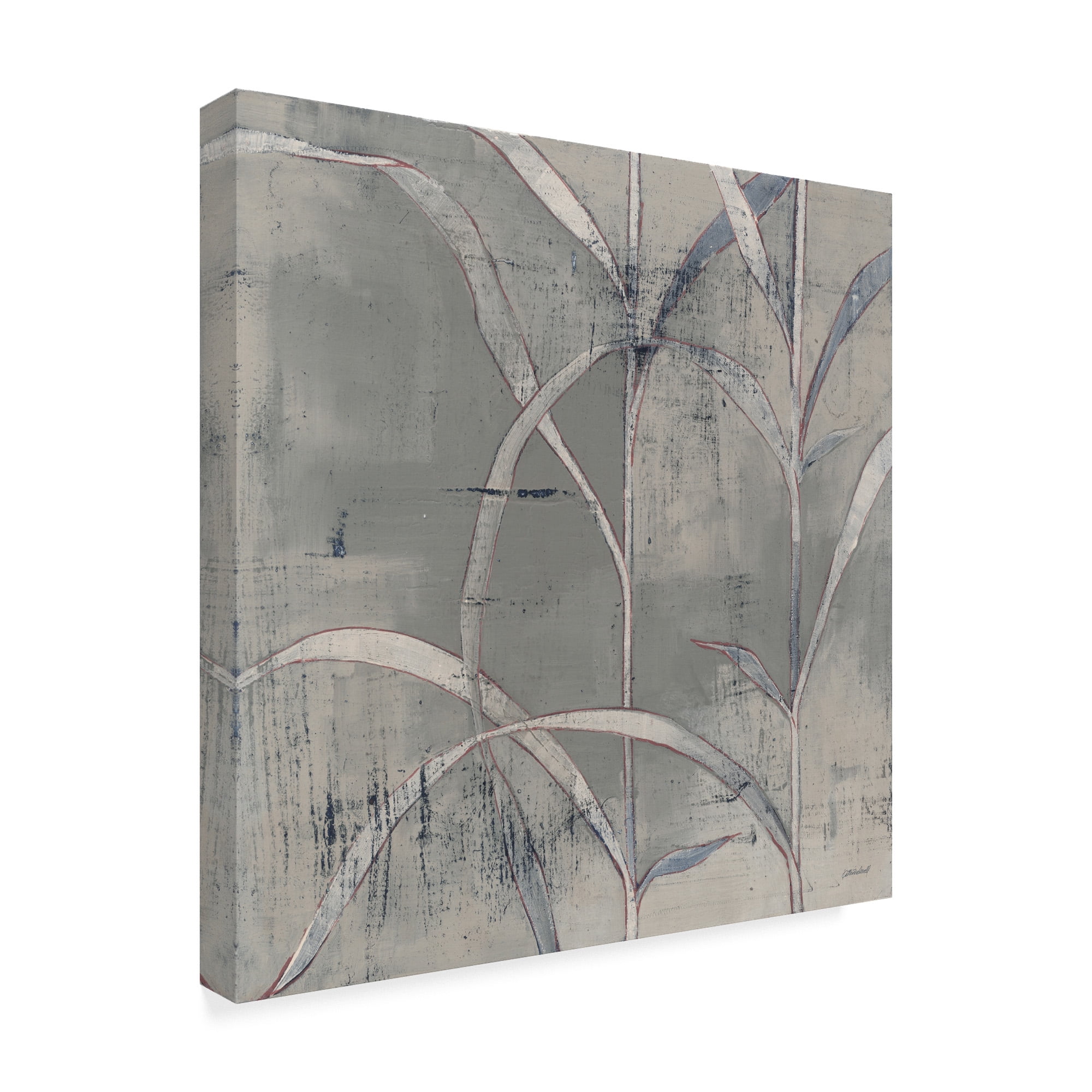 Trademark Fine Art 'In the Garden III Gray' Canvas Art by Kathrine Lovell