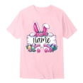 thumbnail image 4 of MIASHUI T-Shirts Graphiques de Pâques pour Garçons Doux Décontractés à Manches Courtes Hauts Colorés pour Enfants Rose, 4-5 Ans, 4 of 4