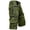 a03Army Green, variant on LODIENY Cargo Denim Shorts for Men Relaxed Fit Washed Distressed Outdoor Hiking Work Casual Shorts with Zipper Pockets Army Green M