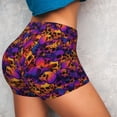thumbnail image 4 of Fotbe Skull Shorts Sin Costuras – Shorts Deportivos de Cintura Alta para Mujer, Elásticos para Gimnasio, Yoga, Running o Ciclismo-Large, 4 of 8