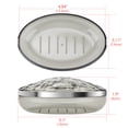 thumbnail image 5 of DODAMOUR Travel Soap Dish, Leakproof Travel Soap Case with Lid, Bar Soap Holder Travel Container for Camping, Outdoor, Bathroom, Hiking Traveling (Transparent Gray), 5 of 6