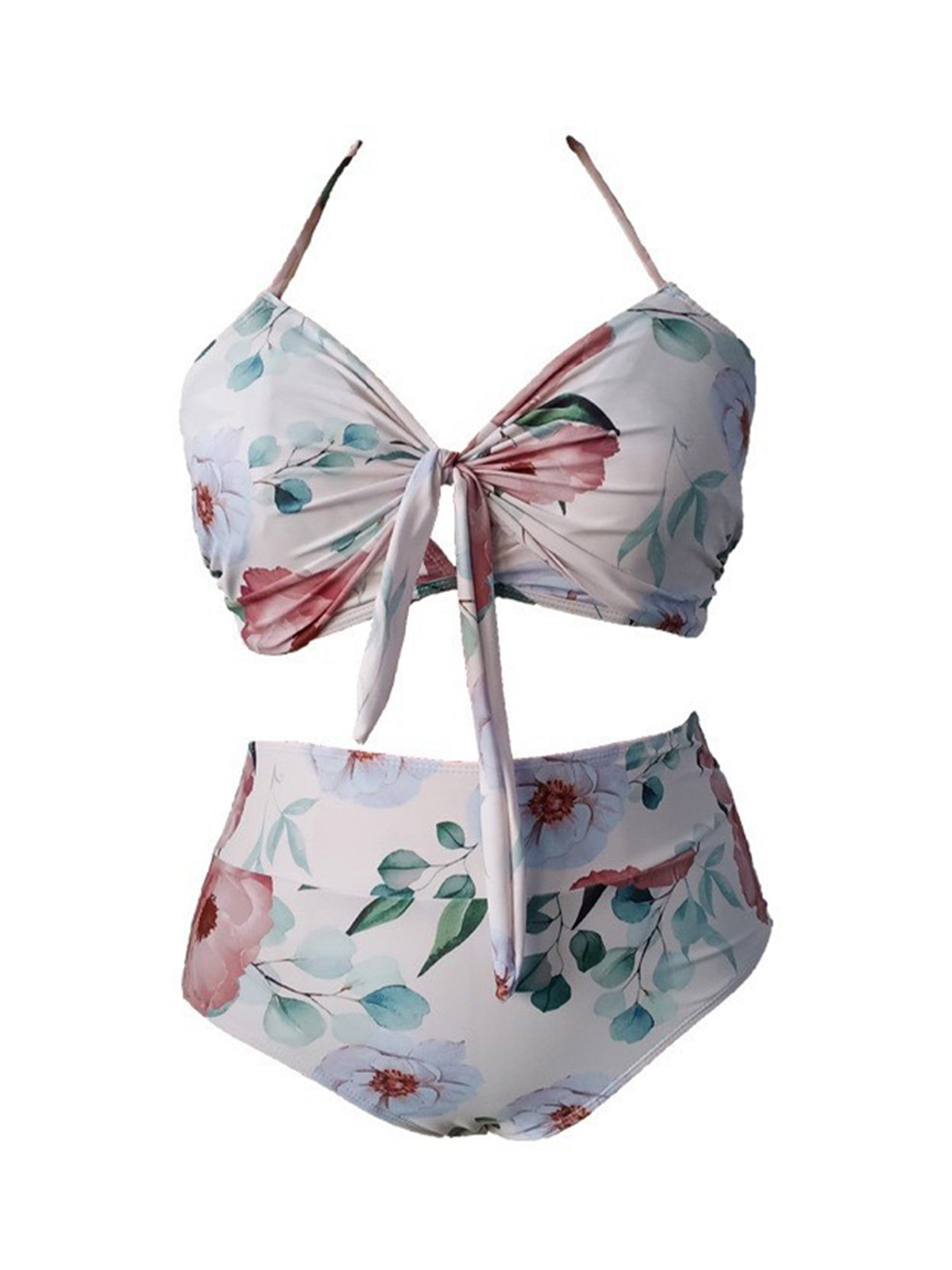 Buy MXGZ Bathing Suit, Breathable Stylish Floral Printed 3pcs Set