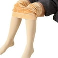 thumbnail image 3 of MKOSPLRT Fleece Lined Thermal Pantyhose Girls 2-14Y Warm Thick Cotton Winter Tights Solid Slim Fit Stockings Leggings for Kids, 3 of 6